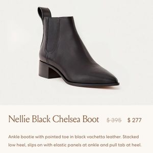 Loeffler Randall Nellie Black Chelsea Boot